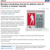 CONTROL-A-WOMAN SCANDAL AUSTRALIA